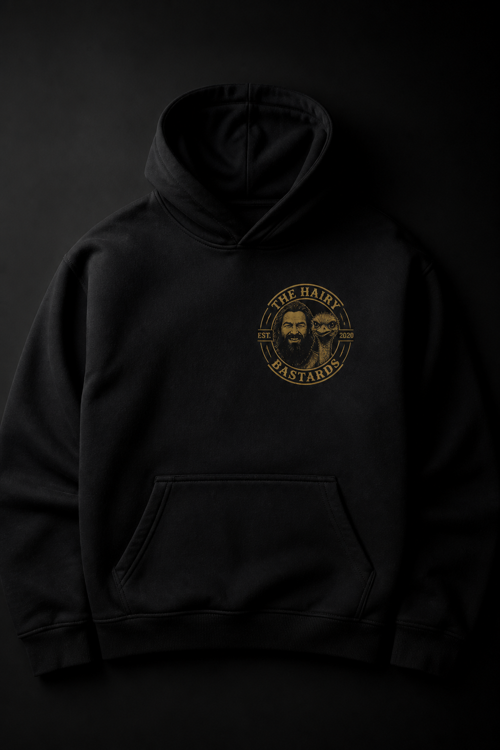 Gang Hoodie — Black · heavyweight fleece